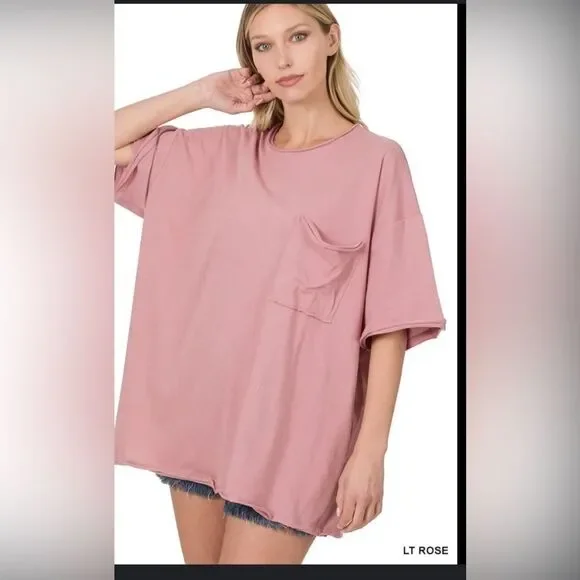 ZENANA OUTFITTERS BOYFRIEND SHIRTS - Picture 1 of 6